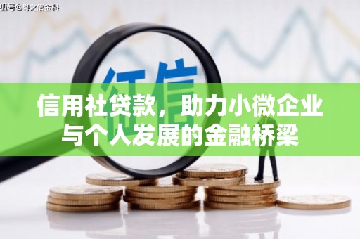 隆昌信用社贷款，助力小微企业与个人发展的金融桥梁
