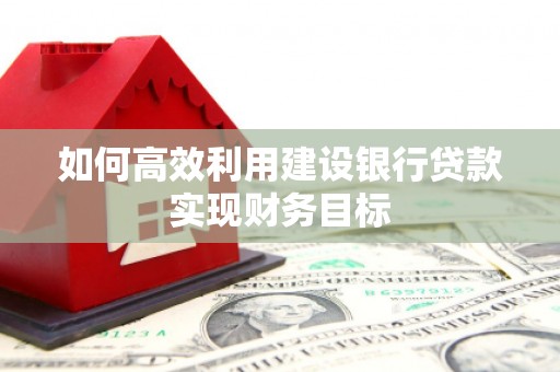 山南如何高效利用建设银行贷款实现财务目标