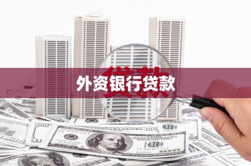 冀州外资银行贷款