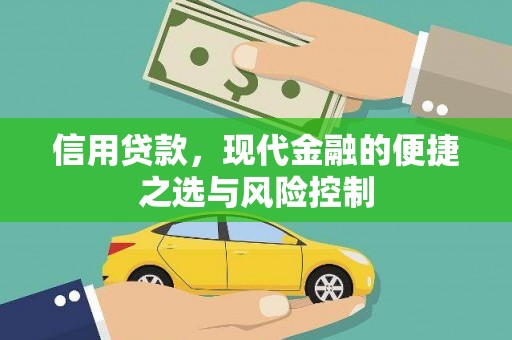 苓雅信用贷款，现代金融的便捷之选与风险控制