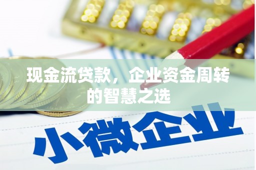清城现金流贷款，企业资金周转的智慧之选