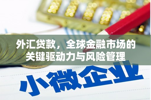 中国香港外汇贷款，全球金融市场的关键驱动力与风险管理