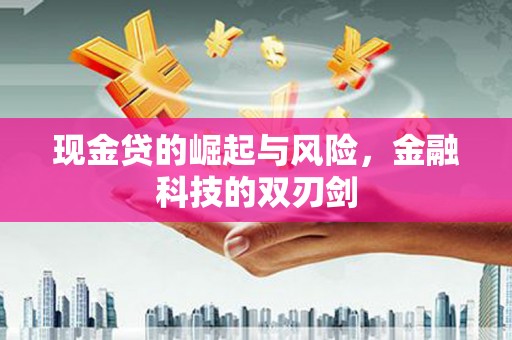 广水现金贷的崛起与风险，金融科技的双刃剑