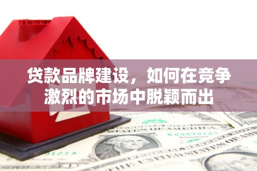 九台贷款品牌建设，如何在竞争激烈的市场中脱颖而出