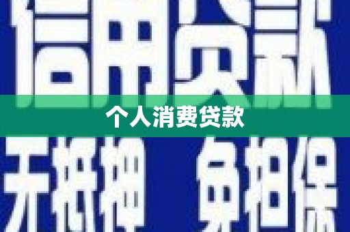 金阳个人消费贷款