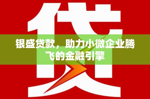 威海银盛贷款，助力小微企业腾飞的金融引擎