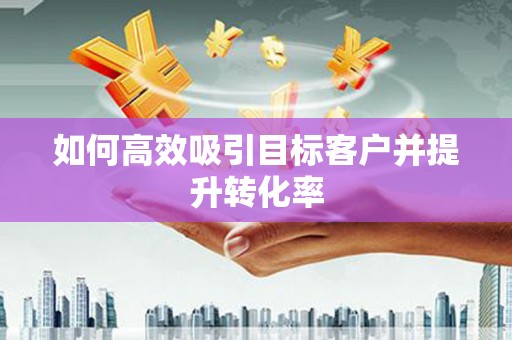 岳塘如何高效吸引目标客户并提升转化率