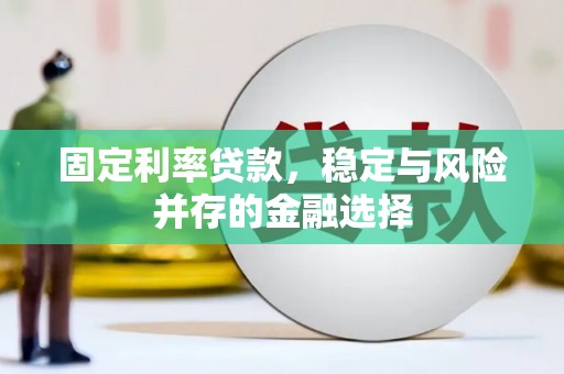 洪洞固定利率贷款，稳定与风险并存的金融选择