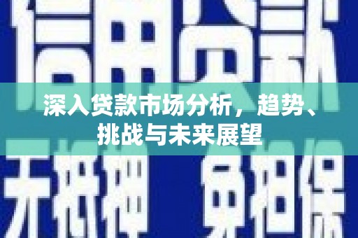 安国深入贷款市场分析，趋势、挑战与未来展望