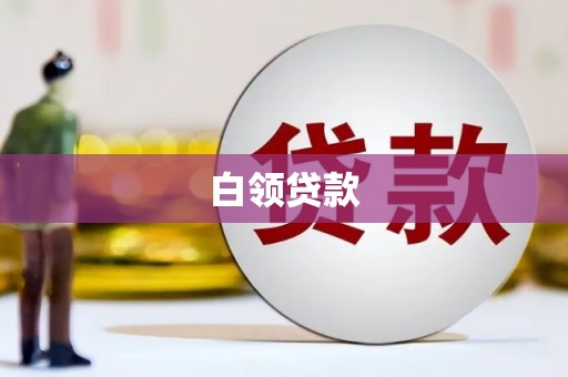 前金白领贷款