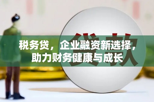 长白税务贷，企业融资新选择，助力财务健康与成长